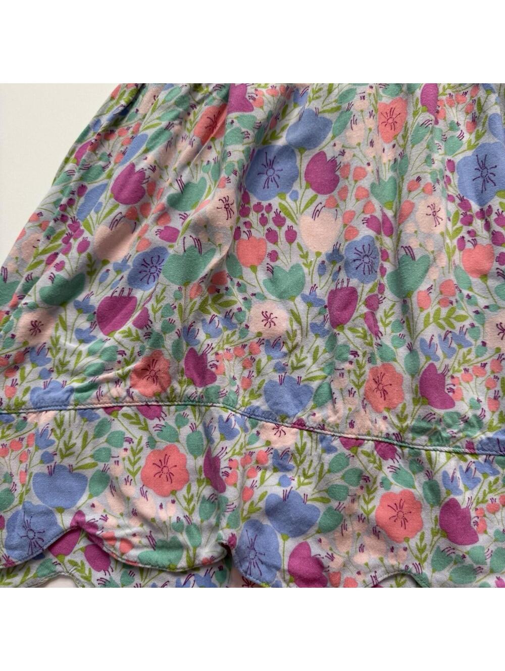 Matilda Jane Girls Dress Size 4 Floral Scallop Hem Flutter Sleeve Boutique - Picture 2 of 8